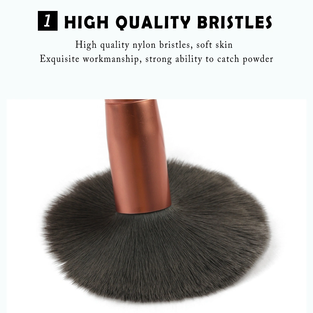 New OEM Products 15cm Foundation Brushes Hot Sell Portable Beauty Tool Artificial Fiber Makeup Brush Blush Brush Cosmetic Brush