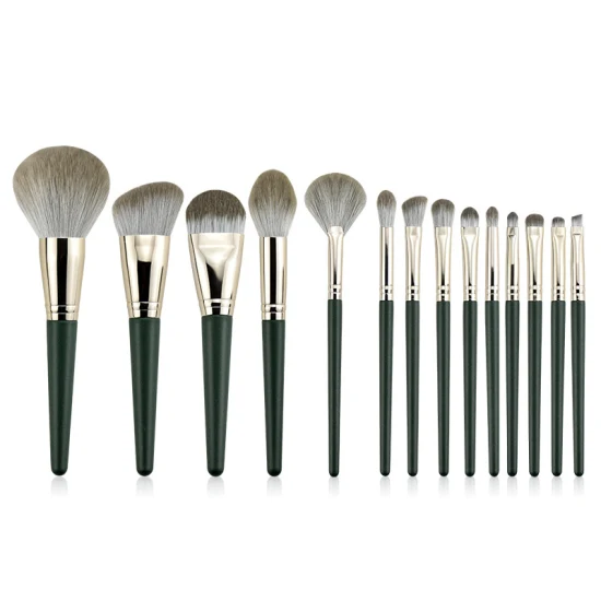 OEM Professional Makeup Brush Set 14PCS Vegan Eyeshadow Brush Foundation Brush Cosmetics Brush Set